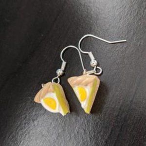 Lemon Meringue Pie Earrings
